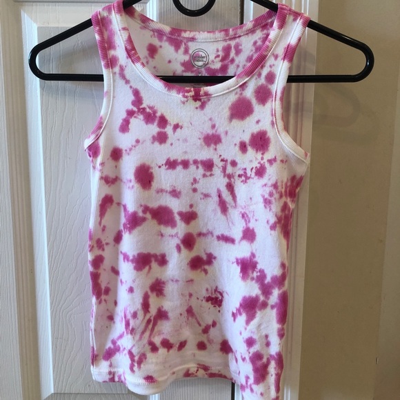 Pink tie dye tank - Picture 1 of 2